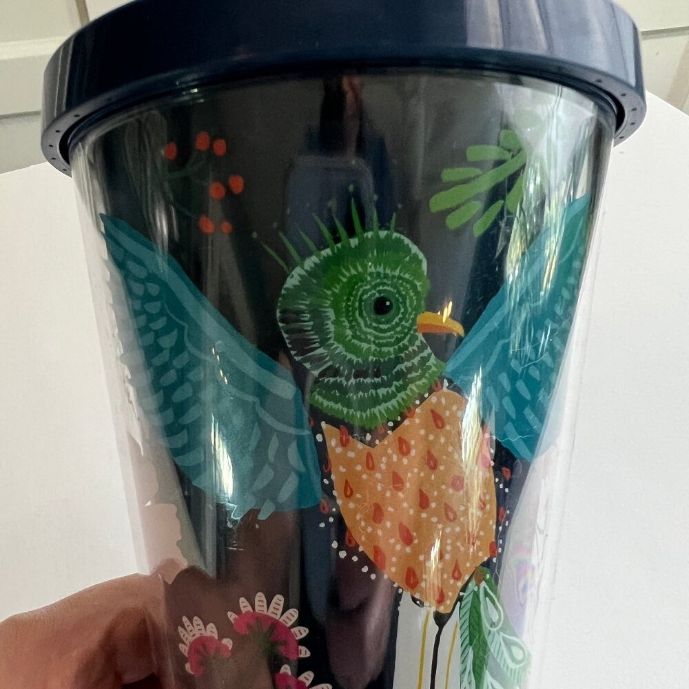 Starbucks Tumbler Bird of Paradise Plastic 16 Oz